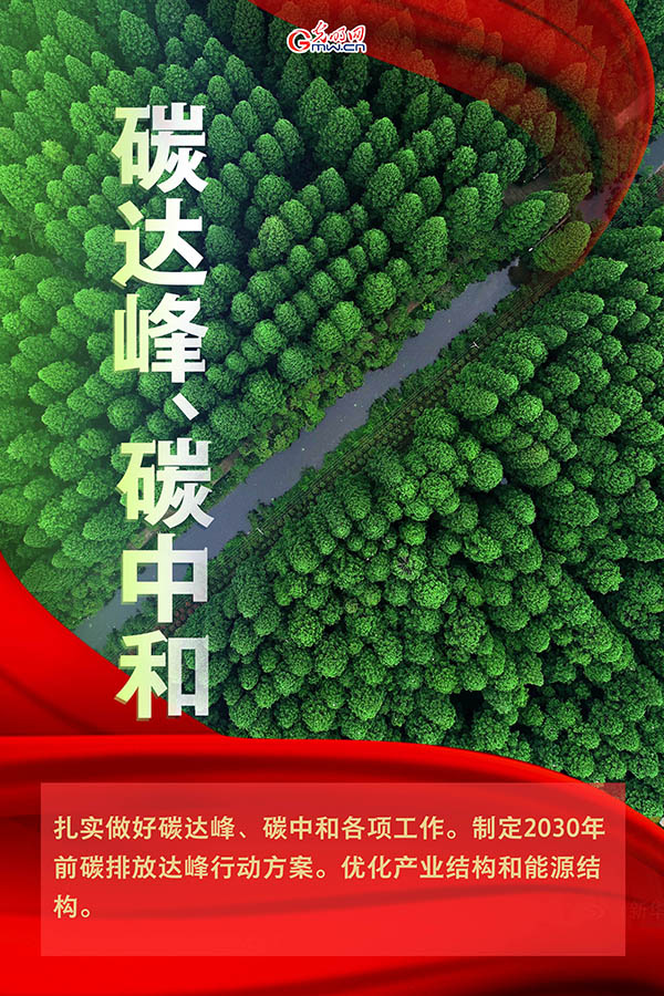 海報(bào)| 2021年政府工作報(bào)告，提到這些生態(tài)環(huán)保關(guān)鍵詞