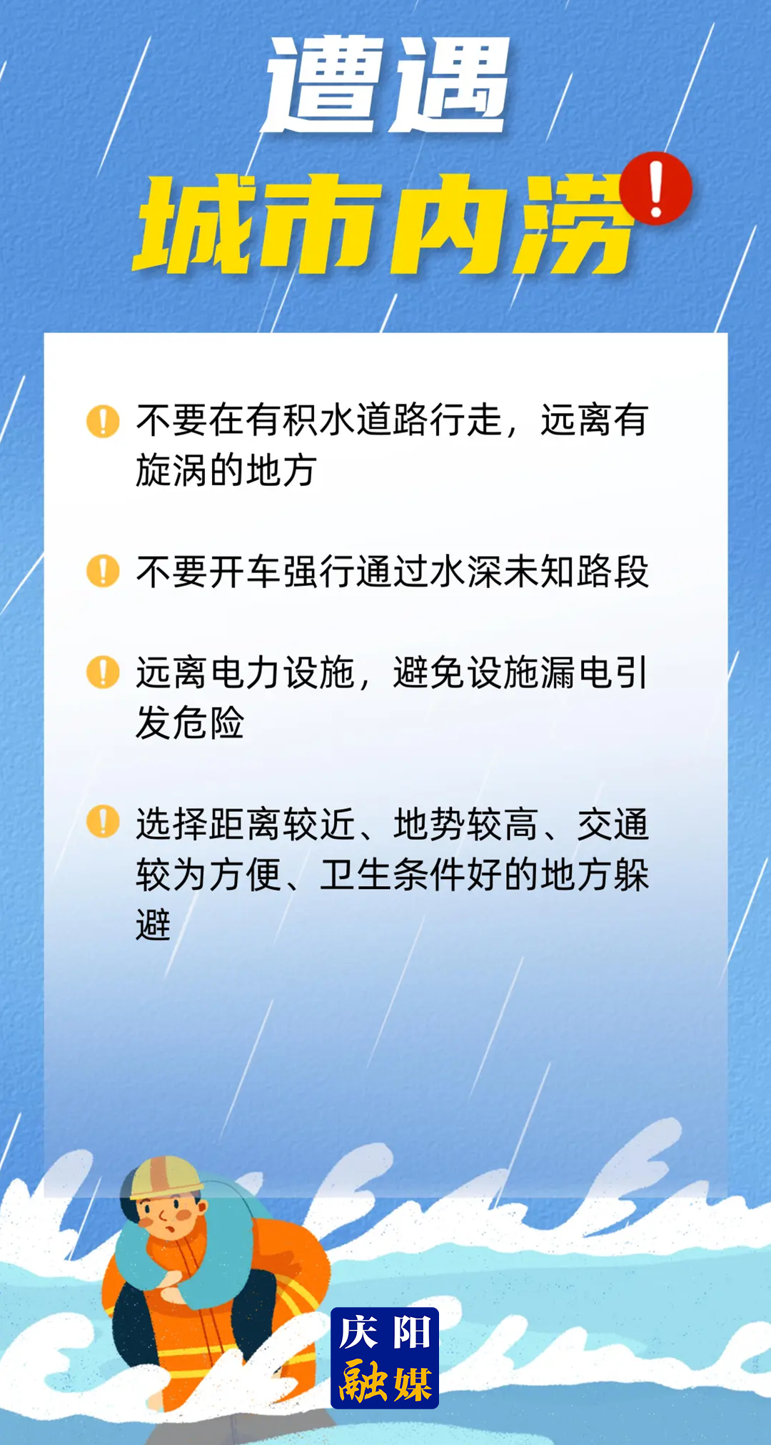 【微海報】這些防汛知識趕緊get！