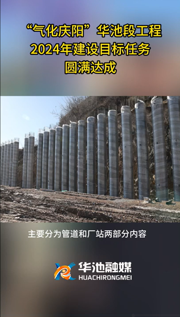 【氣化慶陽進行時】“氣化慶陽”華池段工程2024年建設目標任務圓滿達成