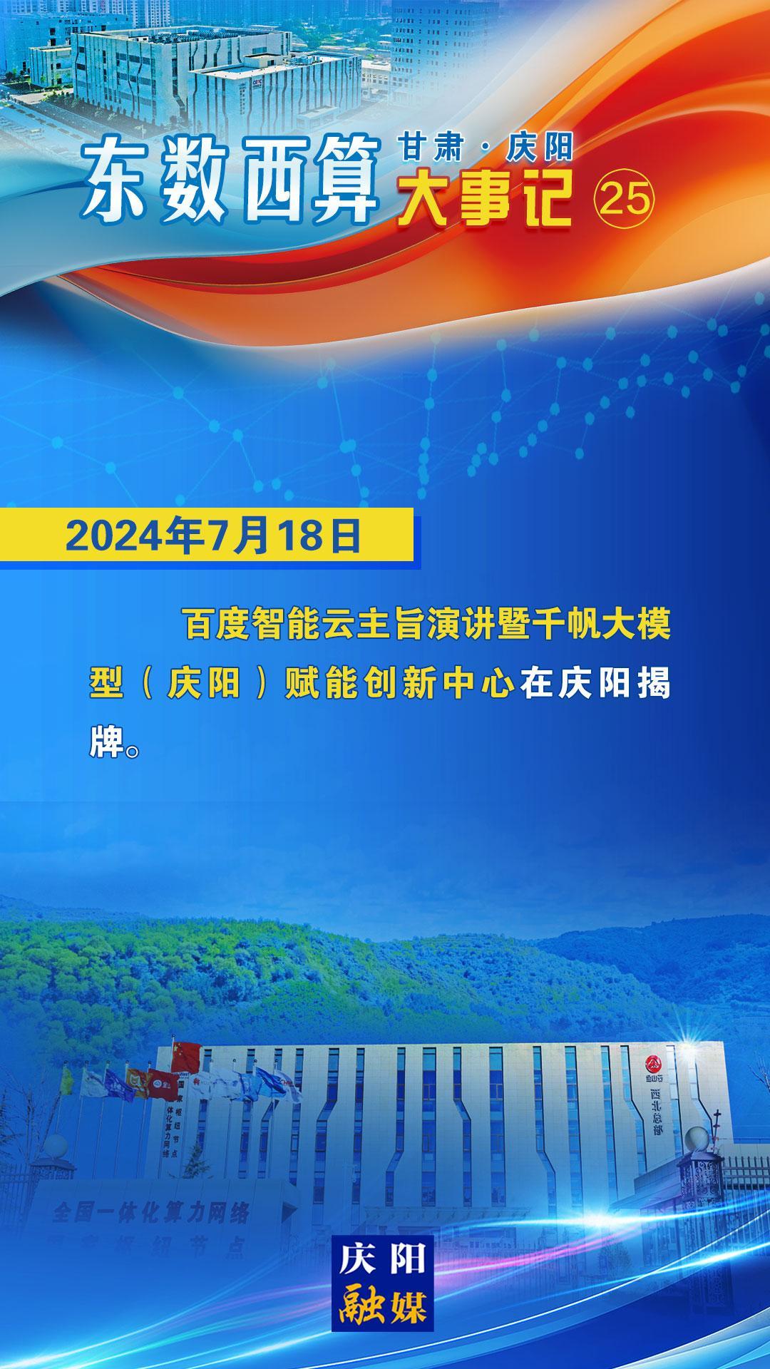 甘肅·慶陽“東數(shù)西算”大事記之二十五