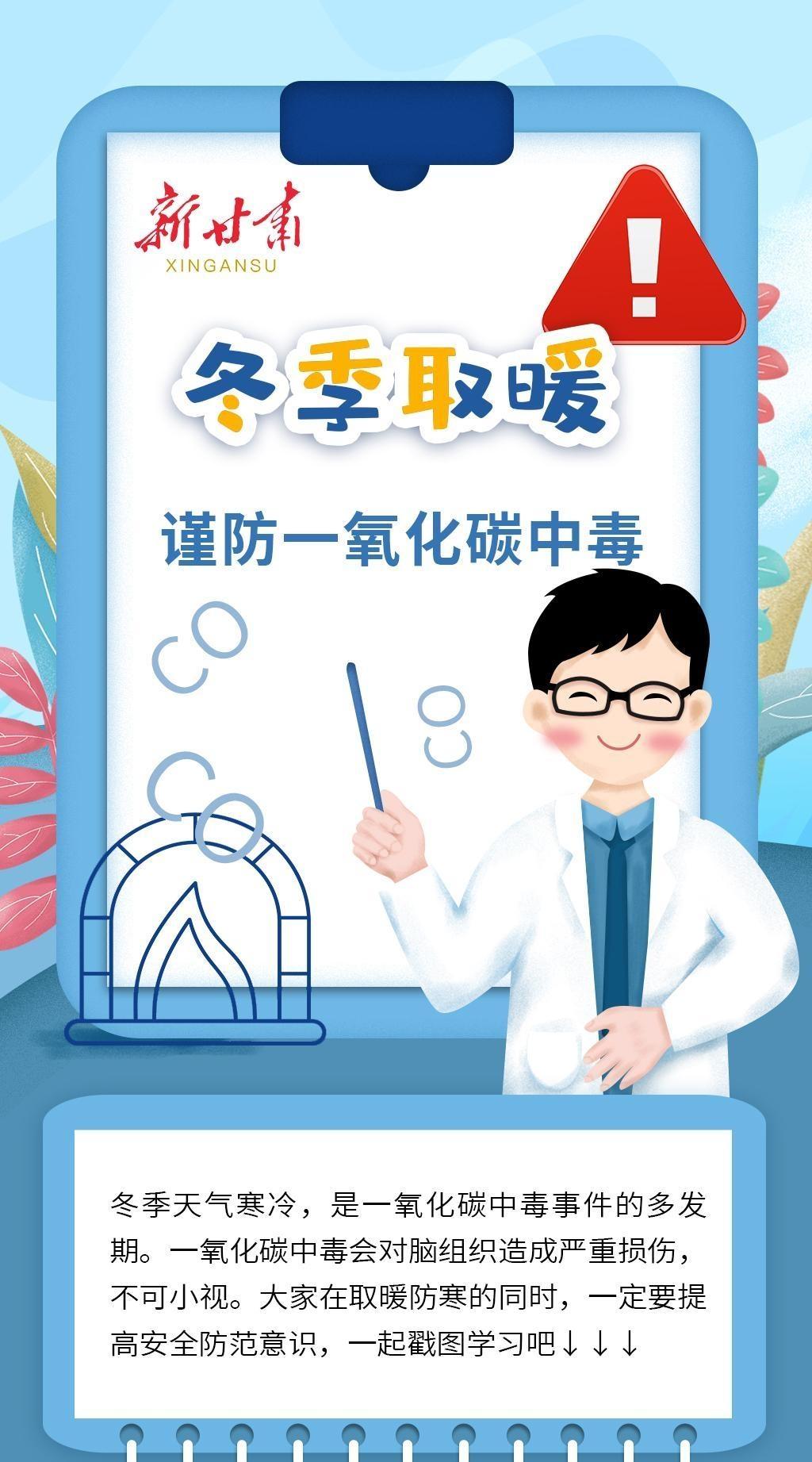 【長圖】謹防一氧化碳中毒，這些知識你要知道