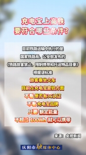 充電寶上高鐵要符合哪些條件？看這里→