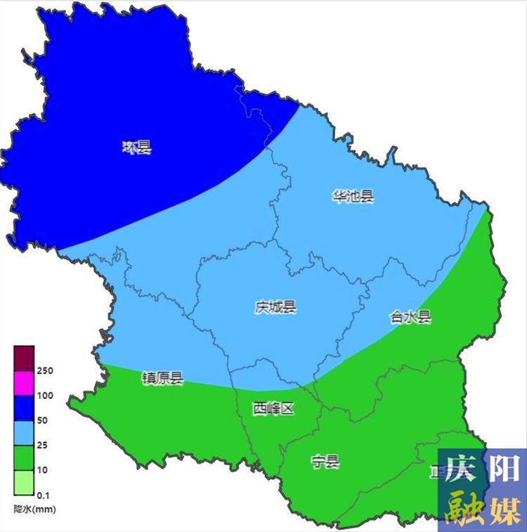 慶陽(yáng)市將有中到大雨  需防范局地強(qiáng)降水引發(fā)的次生災(zāi)害